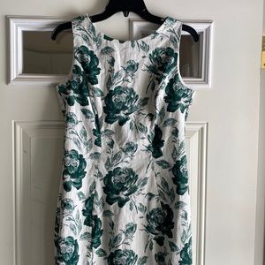 Green and cream Eva Mended New York & Co. dress